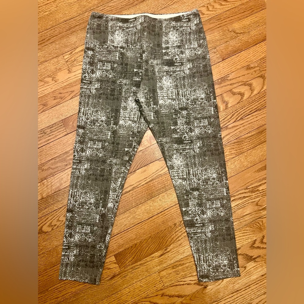Suave Tummy Control Abstract Print Cropped Leggings XL